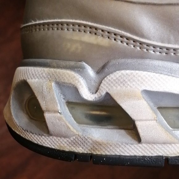Nike Air Max Womens Low Top Sneaker Silver‎ Lace Up Wedge Padded Collar 8.5 - Picture 10 of 10